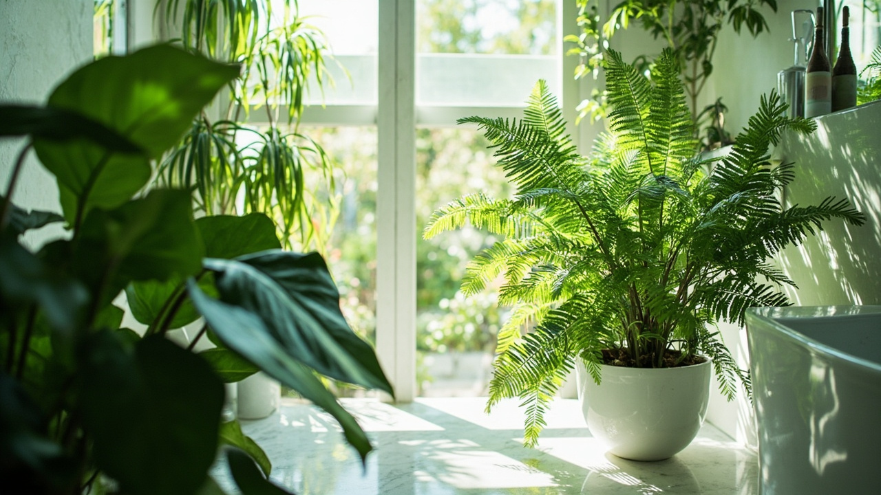 Piante da interno per il bagno