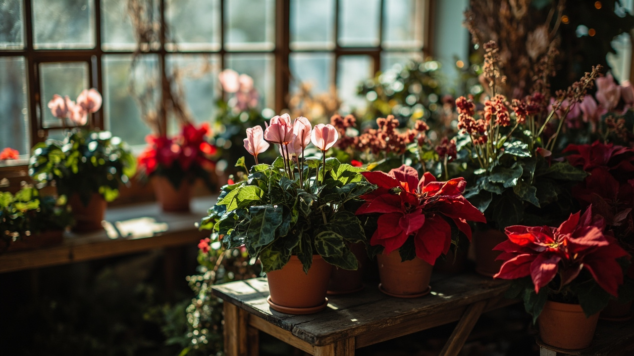 Ciclamini e stelle di Natale: fiori stagionali invernali